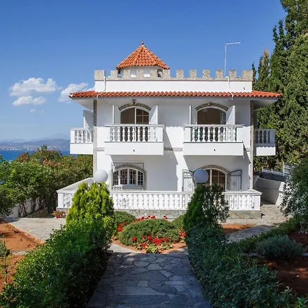 The Castle Panoramic Luxury Evia Villa